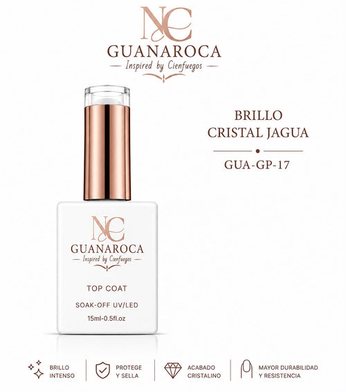 Brillo Cristal Jagua — Top Coat UV/LED — GUA-GP-17