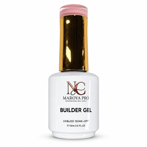 Builder Gel NC Maroya Pro, frasco de 15 ml sobre fondo blanco, foto 8264